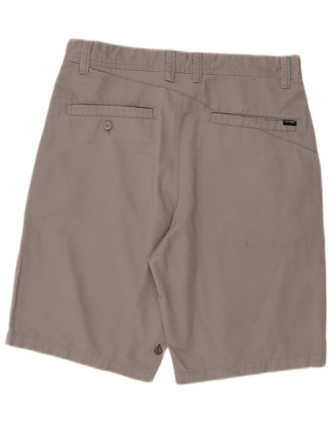 Volcom Herren Chinoshorts W32 Mittelgraues Polyester