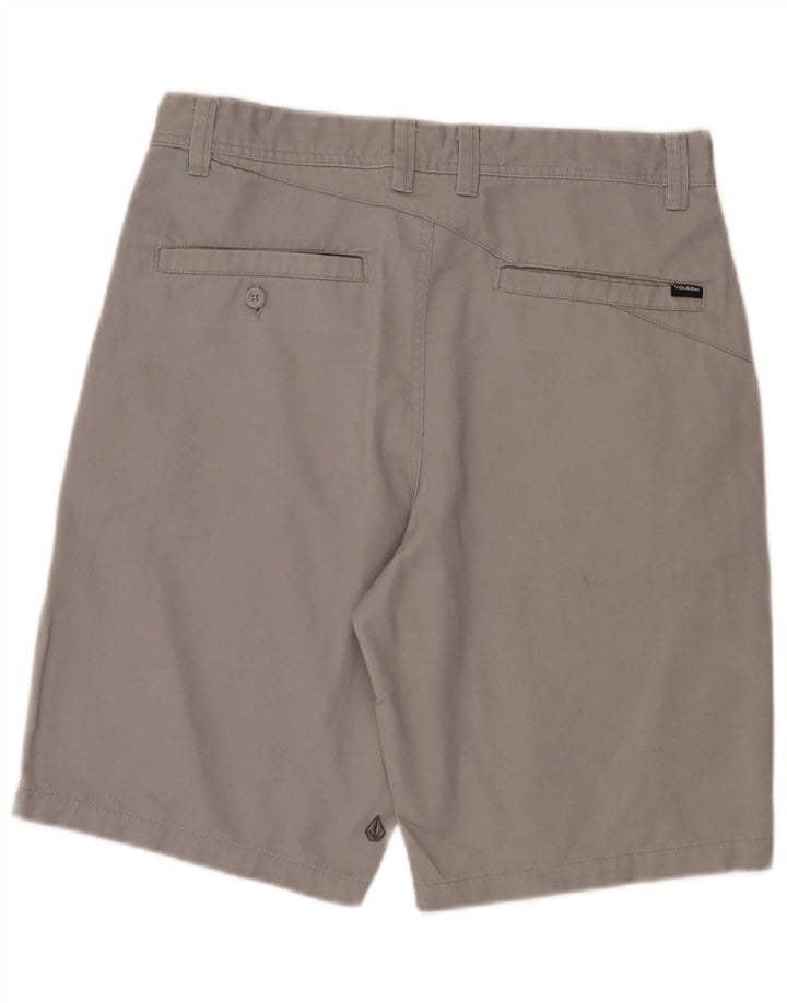 Volcom Herren Chinoshorts W32 Mittelgraues Polyester
