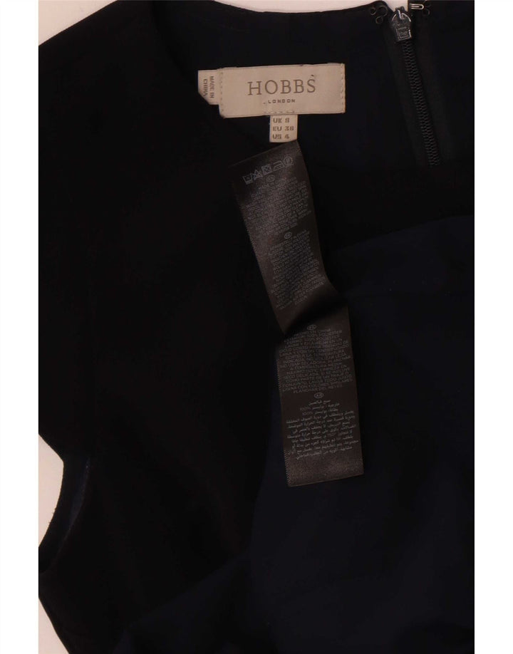 Hobbs Damen Etuikleid UK 8 Small Schwarz Polyester