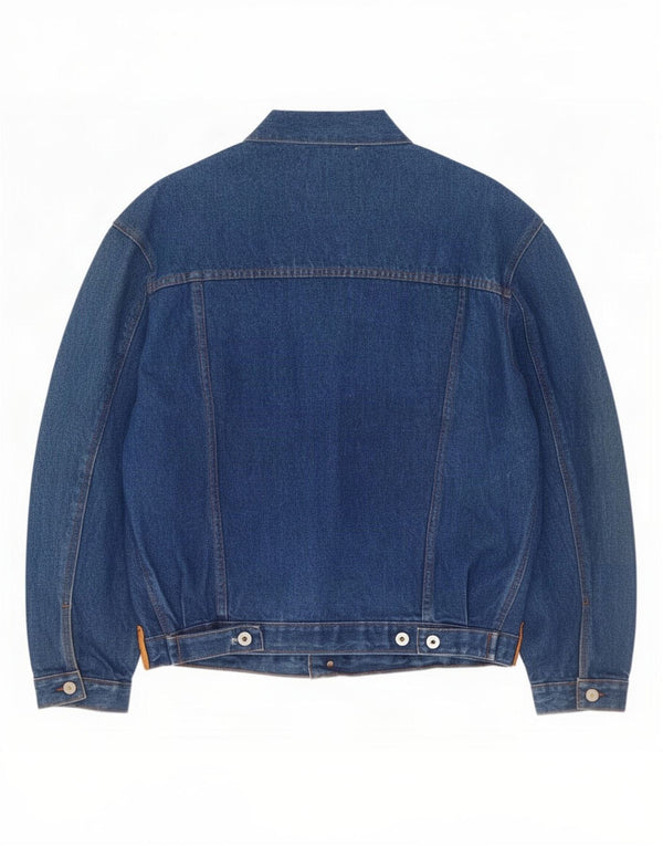 American Legend Mens Denim Jacket UK 36 Small Blue Cotton