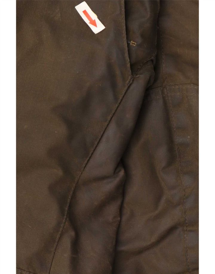 Barbour Herrenjacke aus gewachster Baumwolle, UK 38, mittleres Khaki