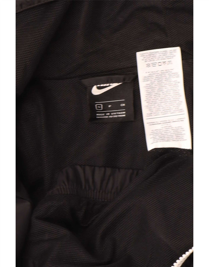 Nike Herren-Bomberjacke mit Kapuze, UK 36, Größe S, Schwarz, Polyester