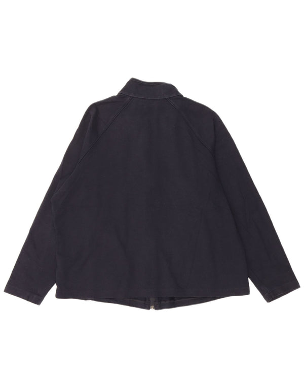 Marks & Spencer Damen-Trainingsanzug-Top-Jacke, UK 20 2XL, Marineblau