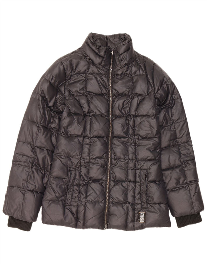 Gas Damen Wattierte Jacke IT 42 Medium Schwarz Polyamid