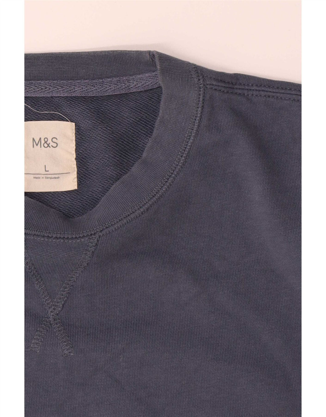 Marks & Spencer Herren-Sweatshirt, Pullover, groß, marineblau, Baumwolle