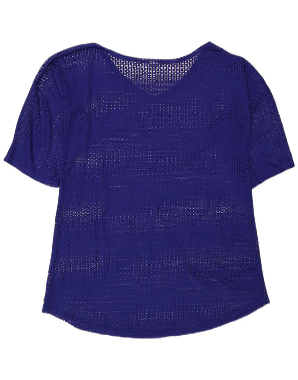 O'Neill Damen Durchsichtiges T-Shirt-Oberteil UK 18 XL Blau