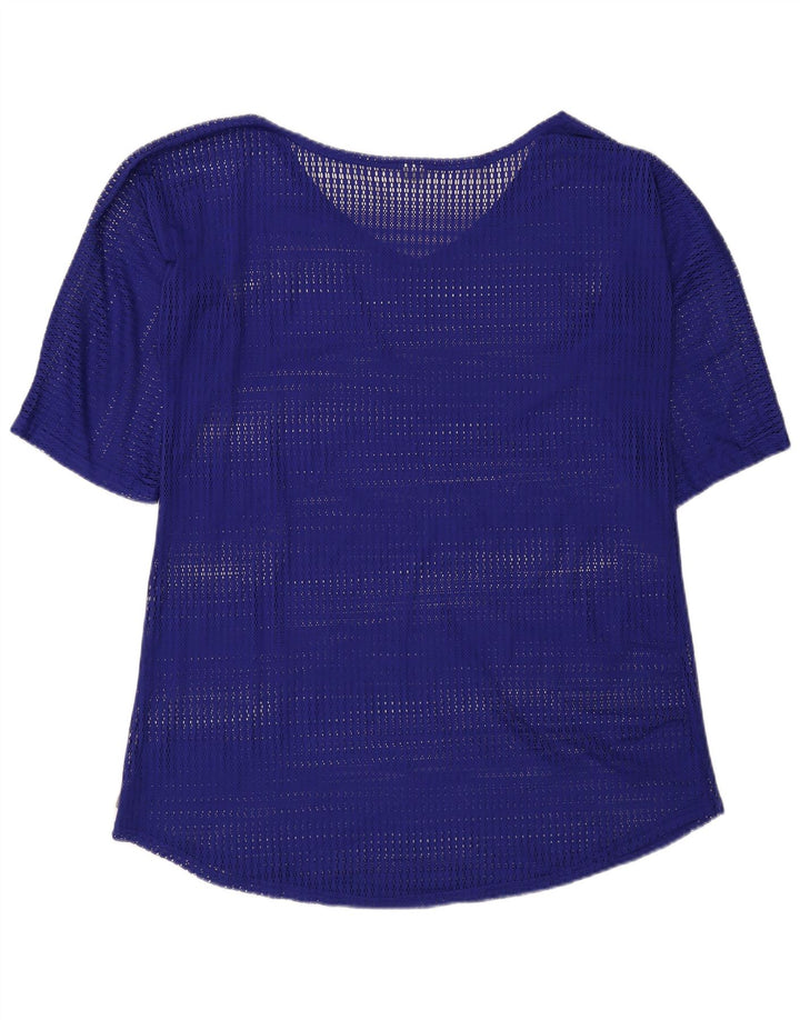 O'Neill Damen Durchsichtiges T-Shirt-Oberteil UK 18 XL Blau
