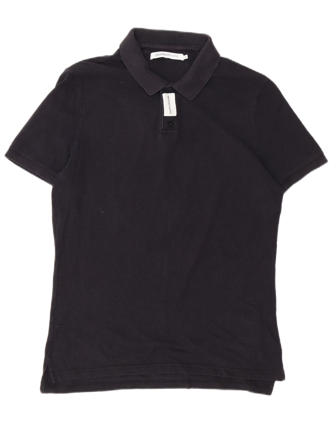 Calvin Klein Jeans Herren-Poloshirt, mittelmarineblaue Baumwolle