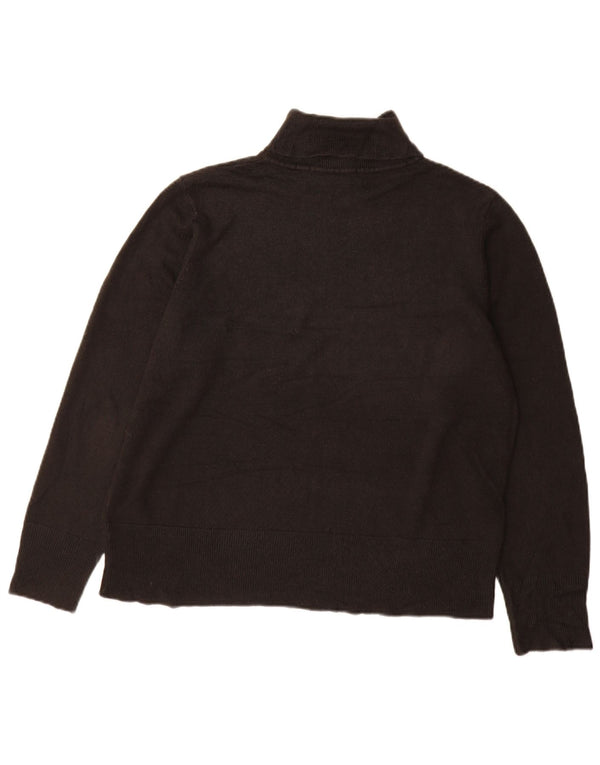 Marks & Spencer Rollkragenpullover für Damen, UK 18, XL, Schwarz, Acryl