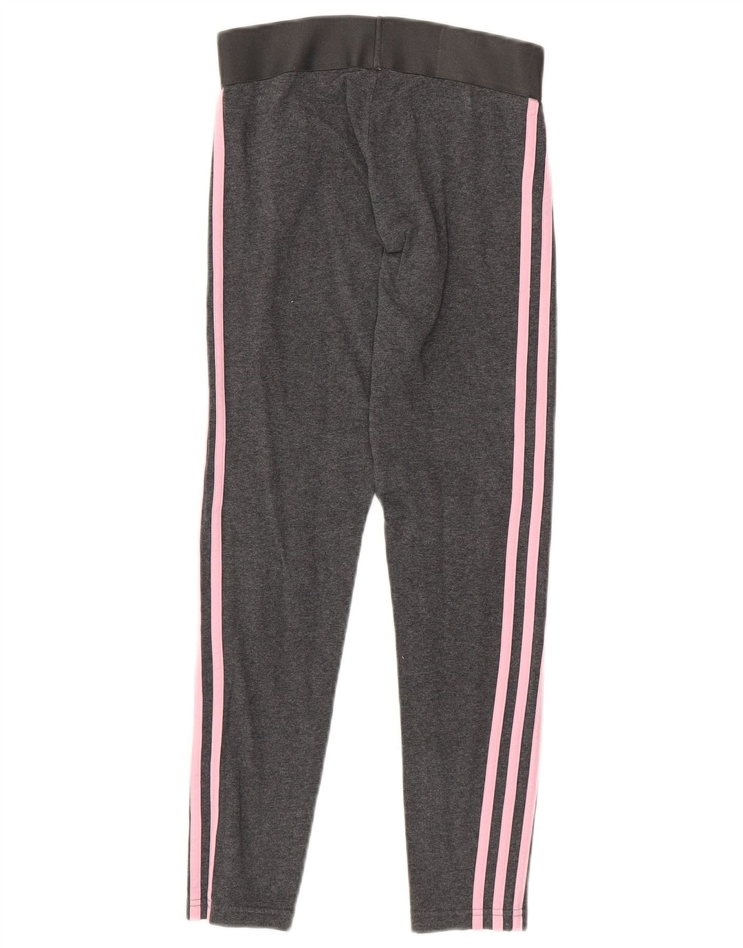 ADIDAS Damen Leggings UK 4/6 XS Graue Baumwolle
