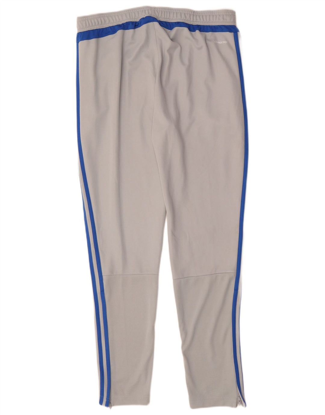 Adidas Herren Climacool Trainingshose, großes graues Colourblock-Polyester