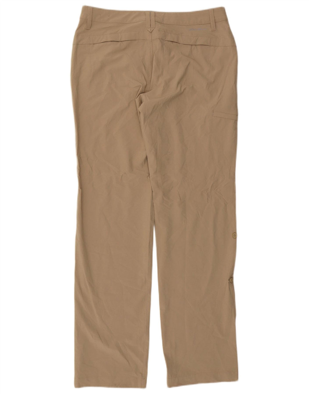 Eddie Bauer Damen gerade Cargohose US 6 Medium W30 L32 Beige