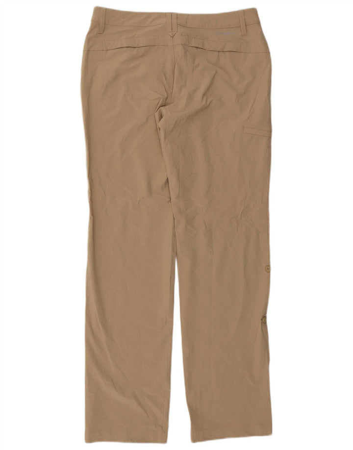 Eddie Bauer Damen gerade Cargohose US 6 Medium W30 L32 Beige