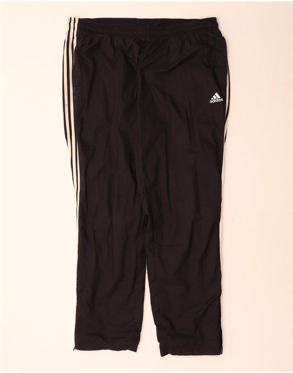 Adidas Mens Tracksuit Trousers 2XL  Black Polyester