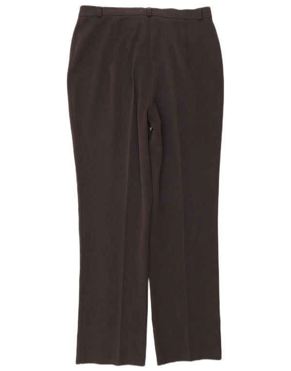 Marks & Spencer Damen Gerade Freizeithose UK 12 Medium W30 L29 Schwarz