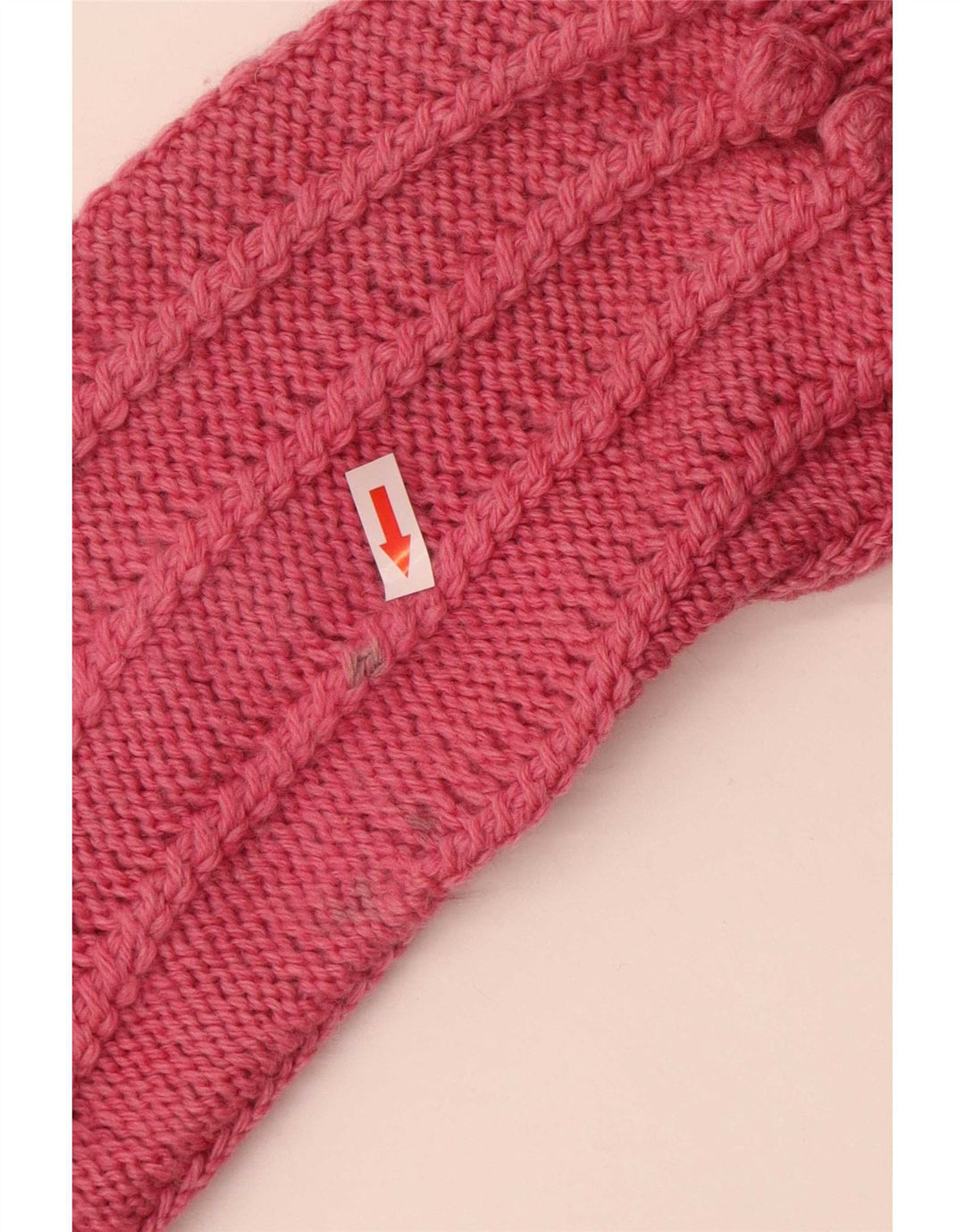 Vintage Damen Cardigan Pullover UK 12 Mittelrosa