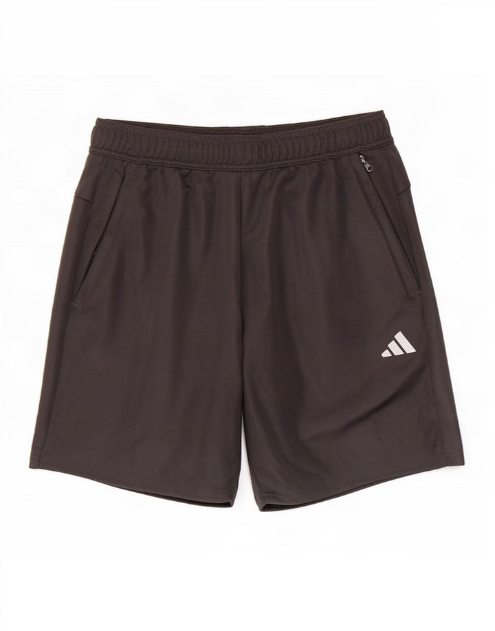 Adidas Herren Aeroready Sportshorts, großes graues Polyester
