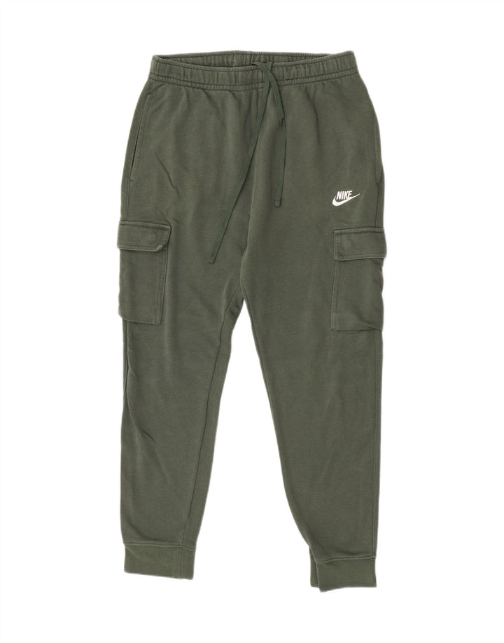 Nike Herren Cargo-Trainingshose, Jogginghose, mittelgrüne Baumwolle