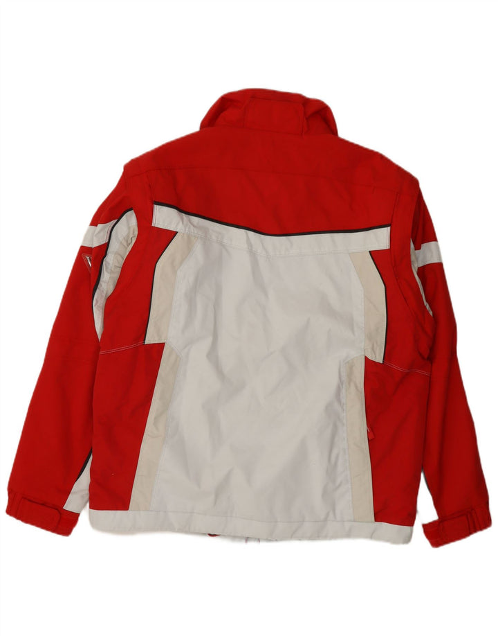 Phoenix Herren-Skijacke IT 50, großes rotes Farbblock-Polyester
