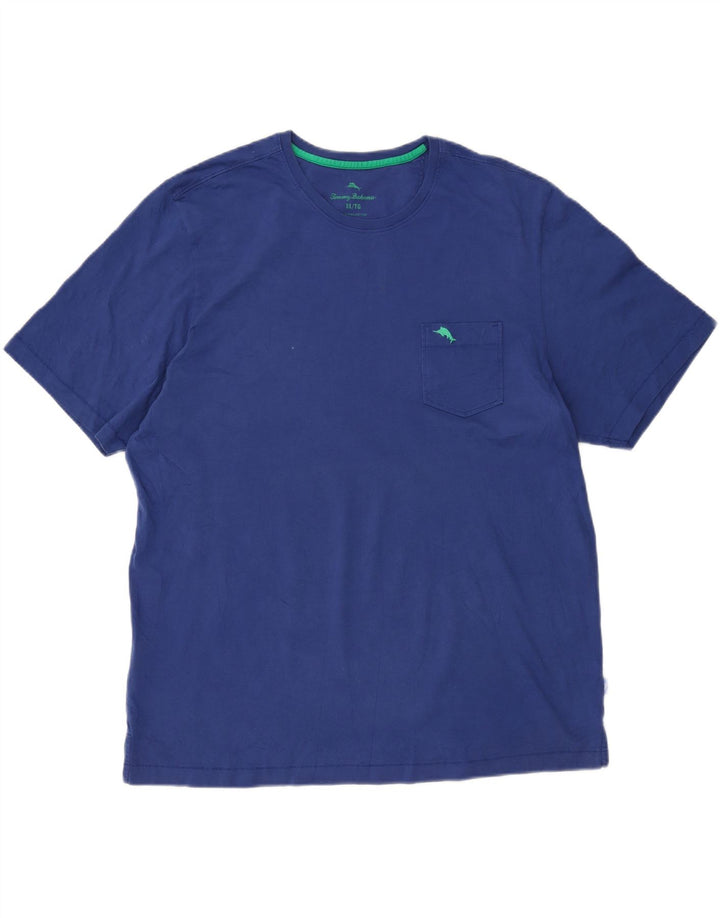 TOMMY BAHAMA Mens T-Shirt Top XL Blue Cotton Vintage Tommy Bahama and Second-Hand Tommy Bahama from Messina Hembry 