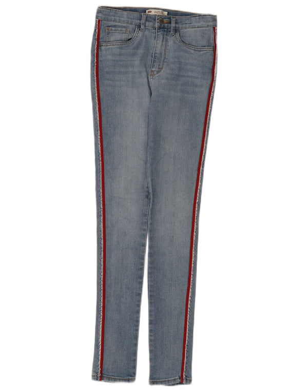 LEVI'S Mädchen 720 Röhrenjeans mit hoher Taille, 11–12 Jahre, W24, L29, blau gestreift