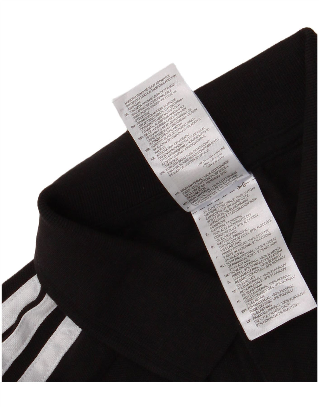 Adidas Herren Poloshirt Small Schwarz Baumwolle
