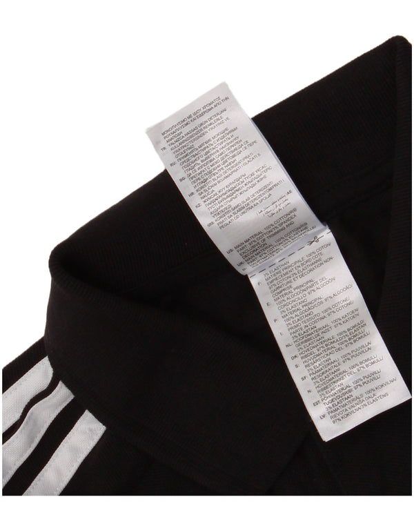 Adidas Herren Poloshirt Small Schwarz Baumwolle