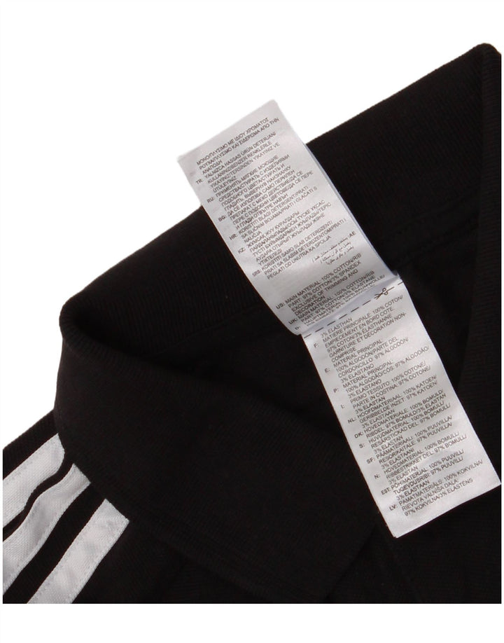Adidas Herren Poloshirt Small Schwarz Baumwolle