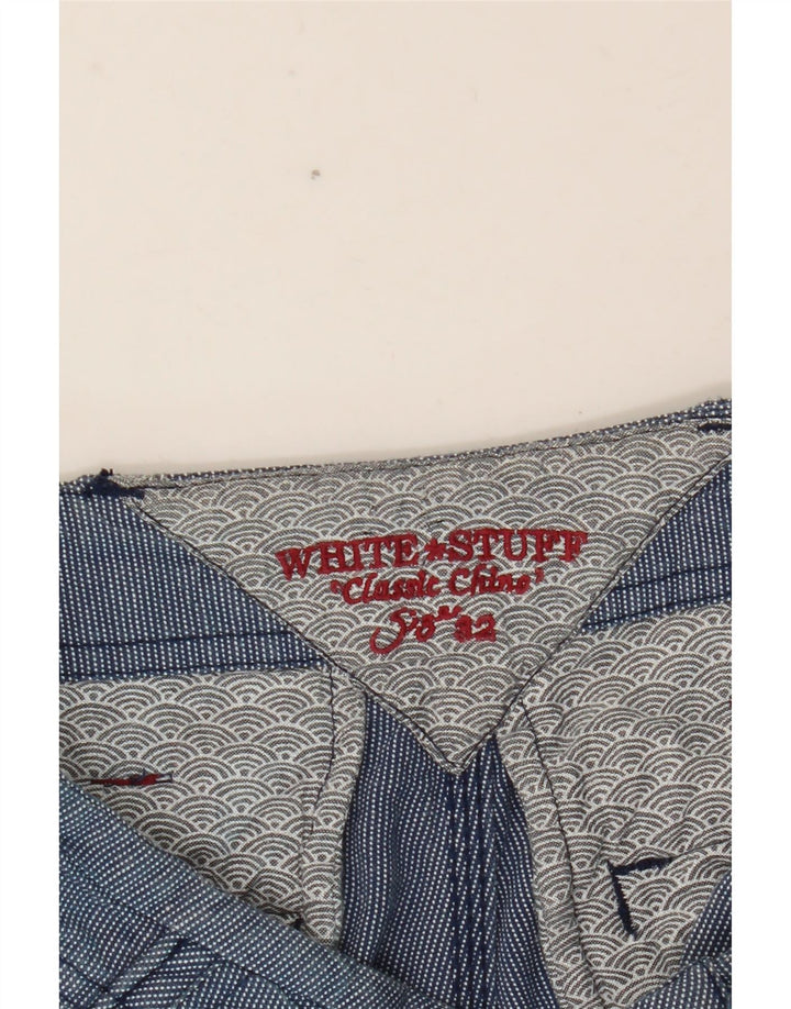 White Stuff Herren Chinoshorts W32 Mittelblaue Baumwolle