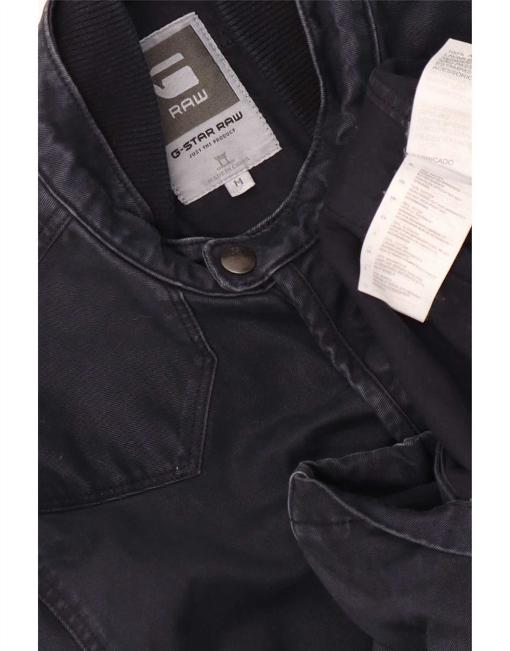 G-Star Herren Utility-Jacke UK 38 Mittelmarineblaue Baumwolle