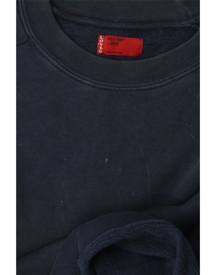 Levi's Herren-Sweatshirt-Pullover, groß, Marineblau