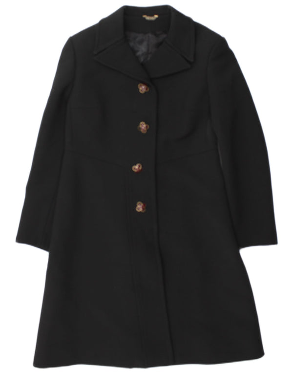 Genny Damenmantel UK 10 Small Schwarz
