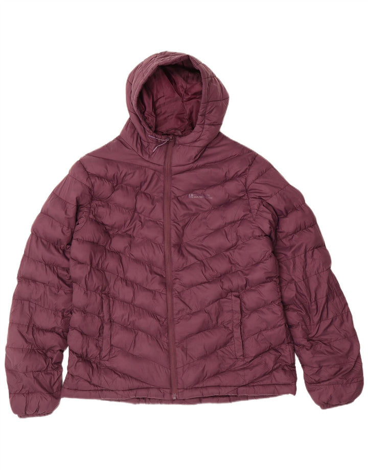 MOUNTAIN WAREHOUSE Wattierte Damenjacke mit Kapuze, UK 14, Größe L, Lila