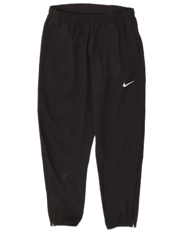 Nike Damen Dri Fit Trainingshose Jogger UK 14 Medium Schwarz