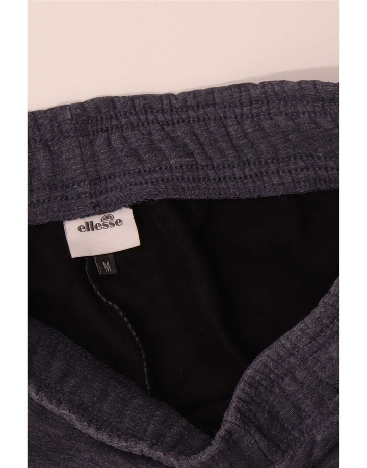 Ellesse Herren-Trainingshose aus mittelblauer, marineblauer Baumwolle