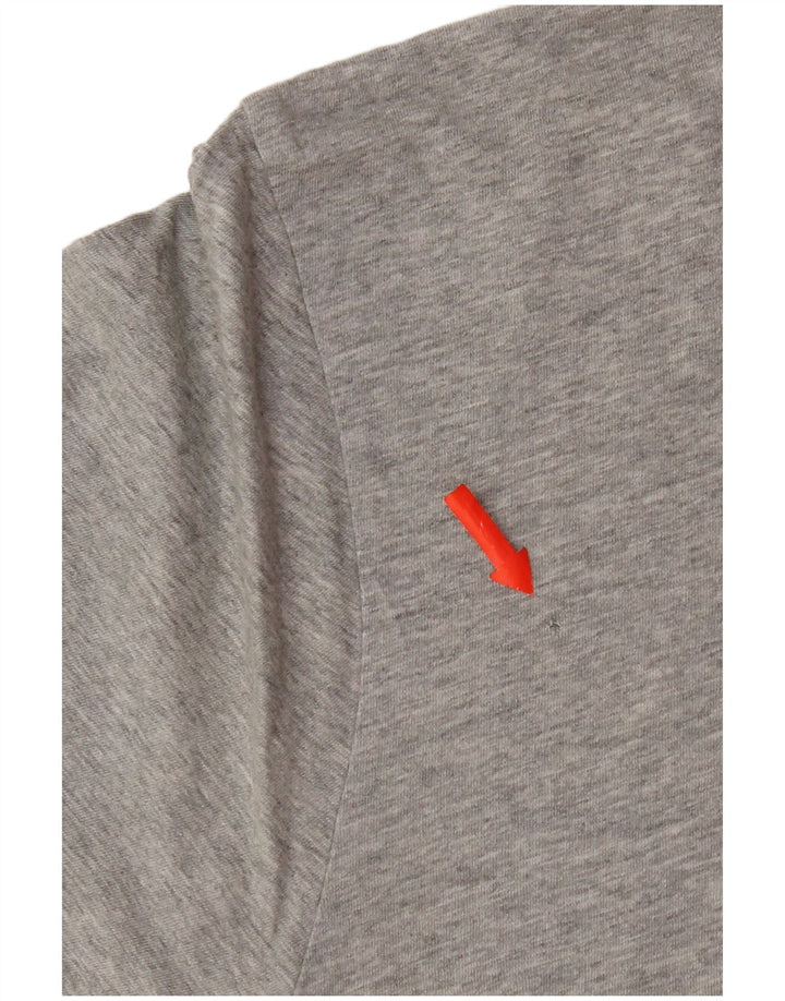 Quiksilver Herren-T-Shirt mit normaler Passform, mittelgrauer Baumwolle