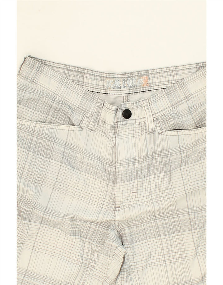 LEE Boys Cargo Shorts 13-14 Years W30  White Check Vintage Lee and Second-Hand Lee from Messina Hembry 