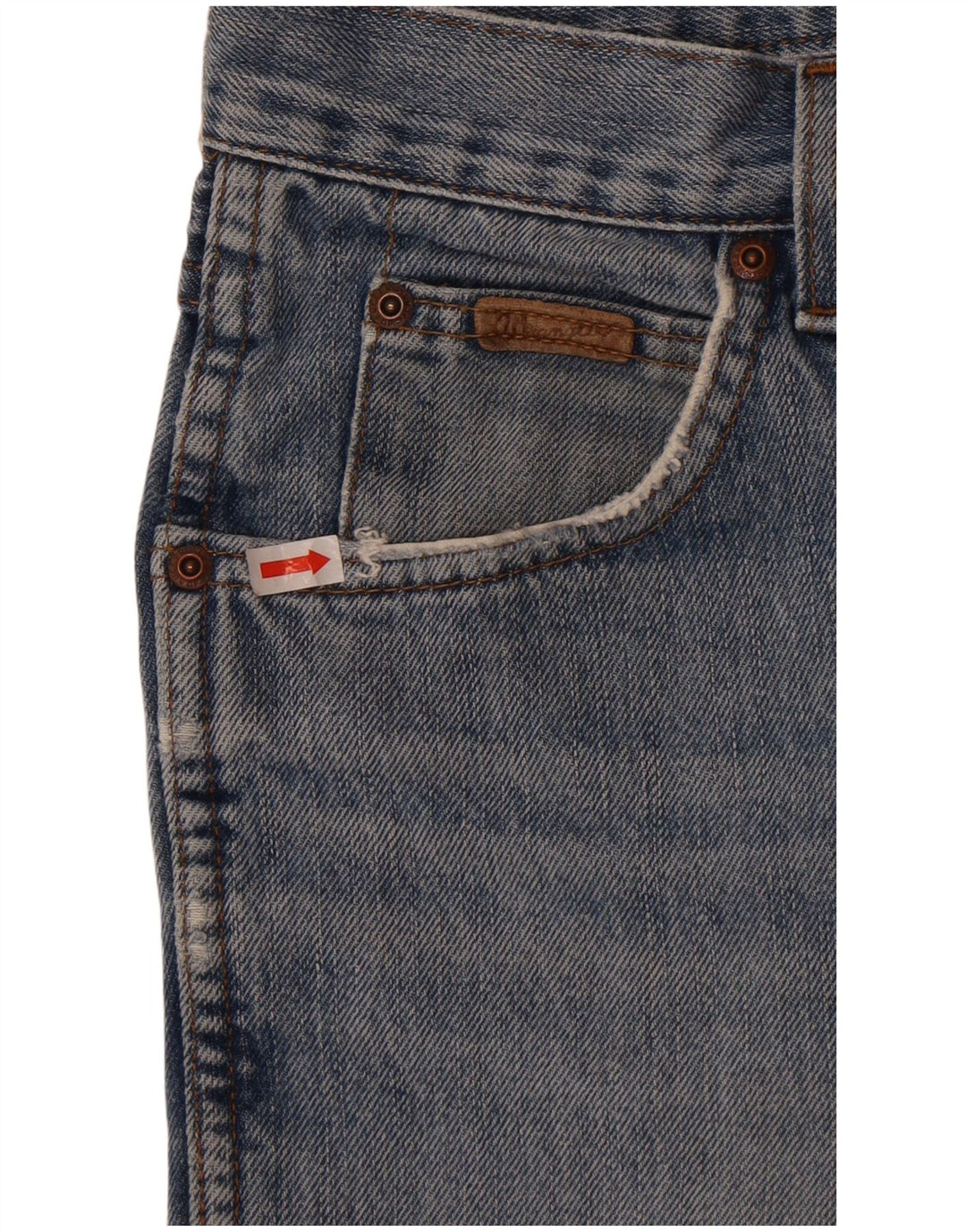 Wrangler Herren Texas Straight Jeans W33 L34 Blaue Baumwolle