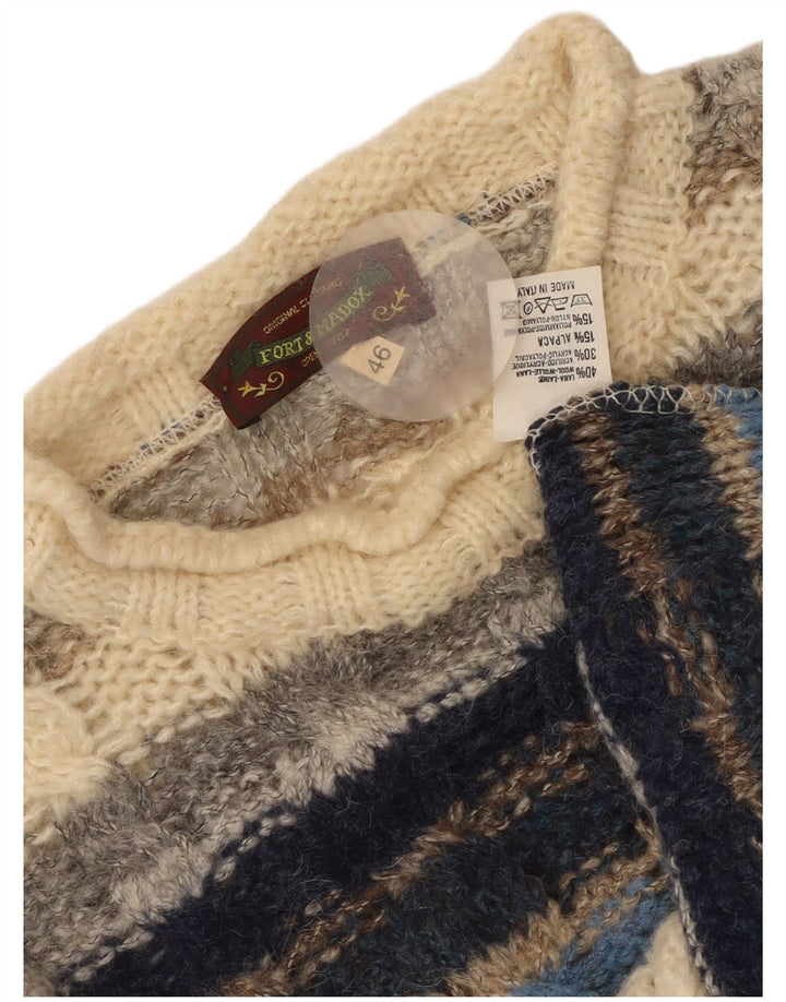 Fort & Madox Damen-Pullover mit Rollkragen, IT 46, Größe L, mehrfarbig