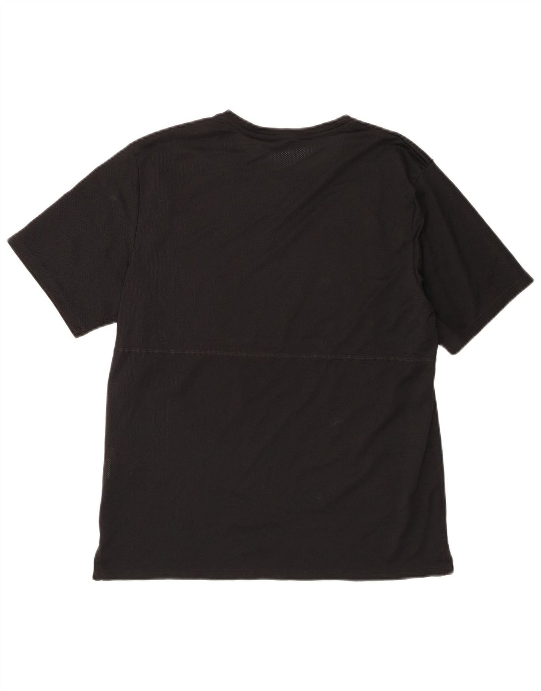 Nike Herren Dri Fit T-Shirt Top Medium Schwarz Polyester