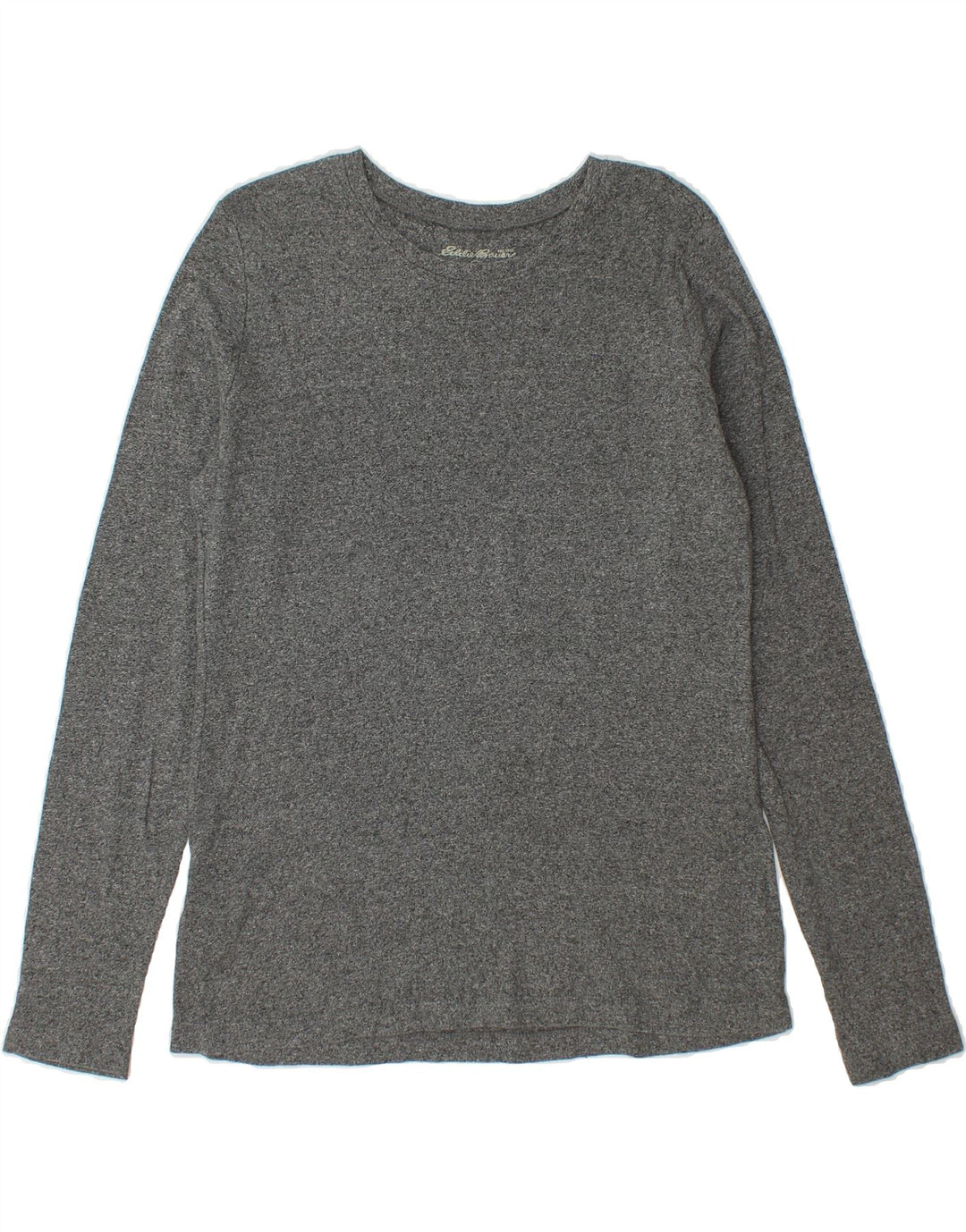 EDDIE BAUER Womens Top Long Sleeve UK 16 Large Grey Cotton Vintage Eddie Bauer and Second-Hand Eddie Bauer from Messina Hembry 