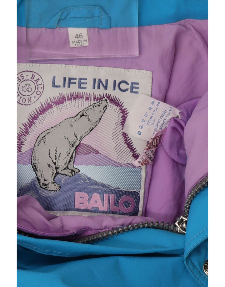 Bailo Herren Gore-Tex Hooded Loose Fit Skijacke IT 46 Small Blau Polyamid