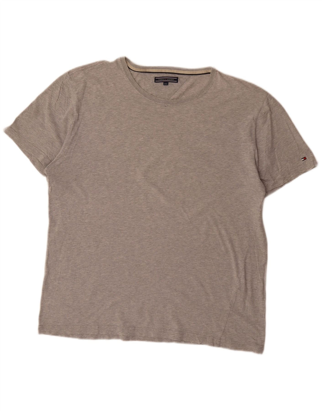 TOMMY HILFIGER Mens T-Shirt Top 2XL Grey