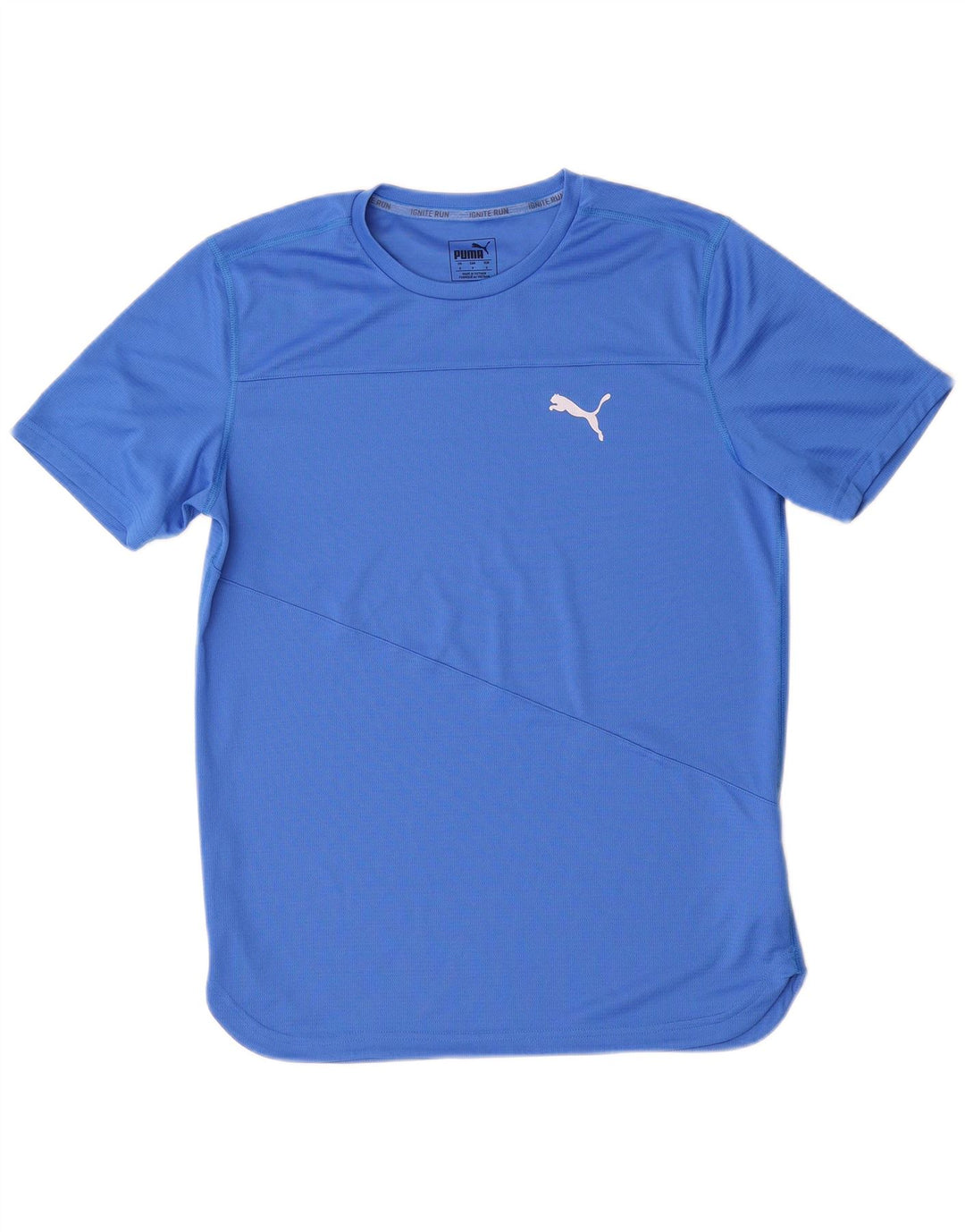 Puma Herren T-Shirt Top Small Blau Polyester