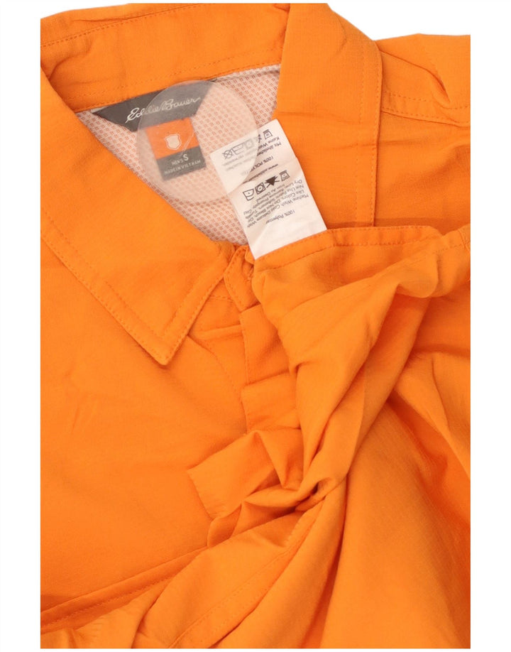 EDDIE BAUER Herrenhemd Small Orange Polyester