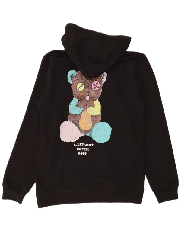 Barrow's Damen Graphic Hoodie Pullover UK 18 XL Schwarz Baumwolle