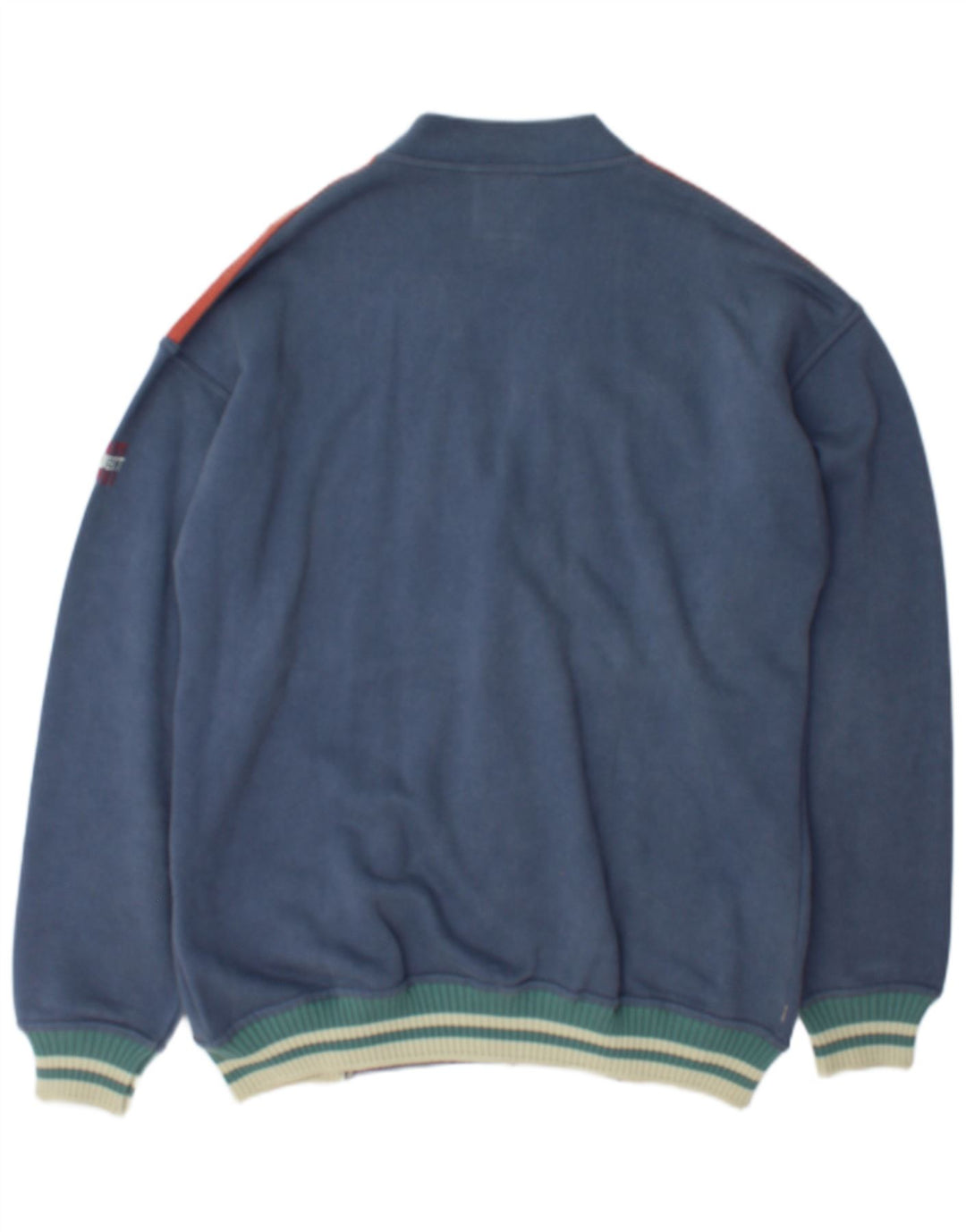 Sport Project Herren-Strickjacke, groß, blau, geometrisch, Baumwolle