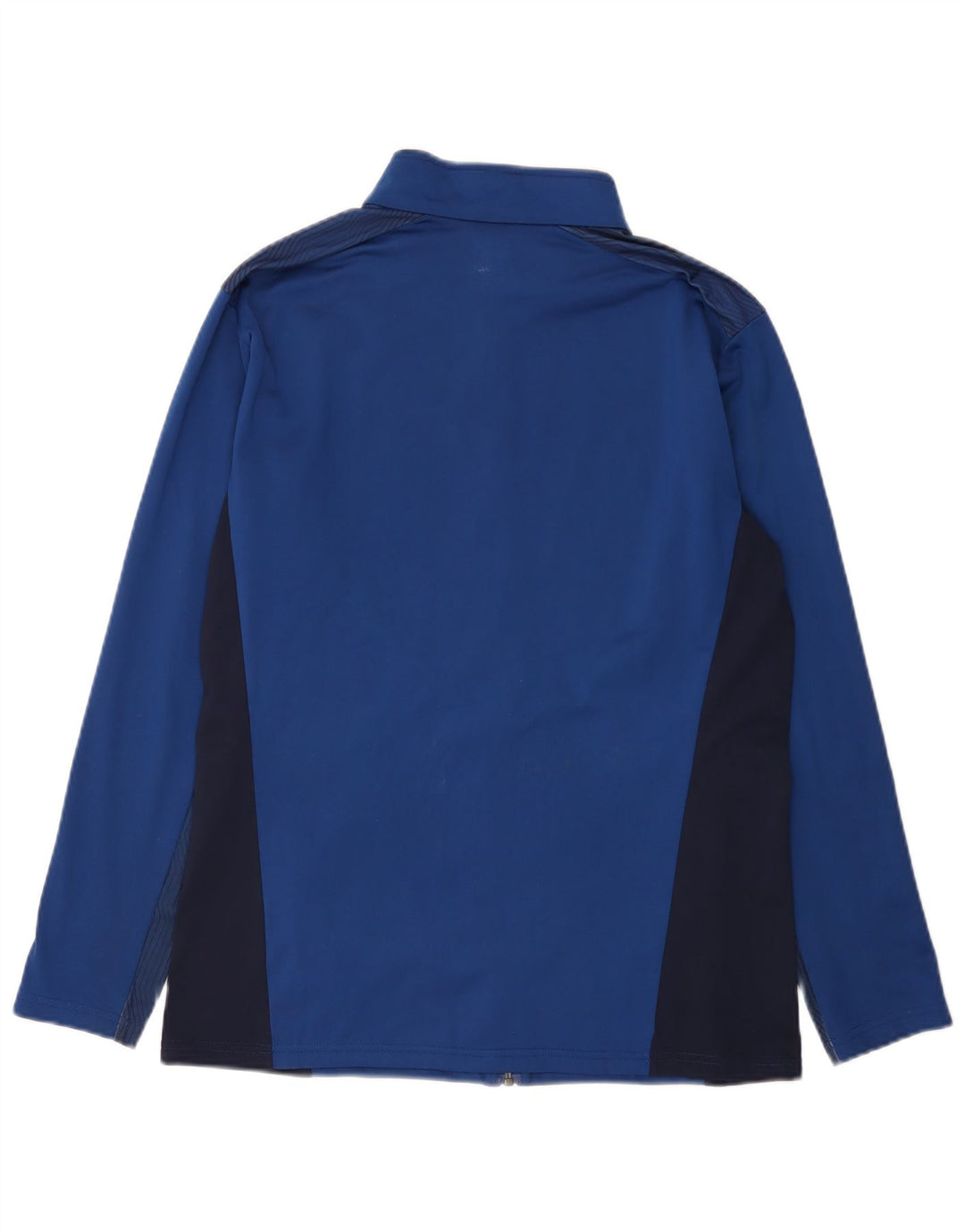 Puma Herren-Trainingsanzug-Top-Jacke, Mittelblau, Farbblock
