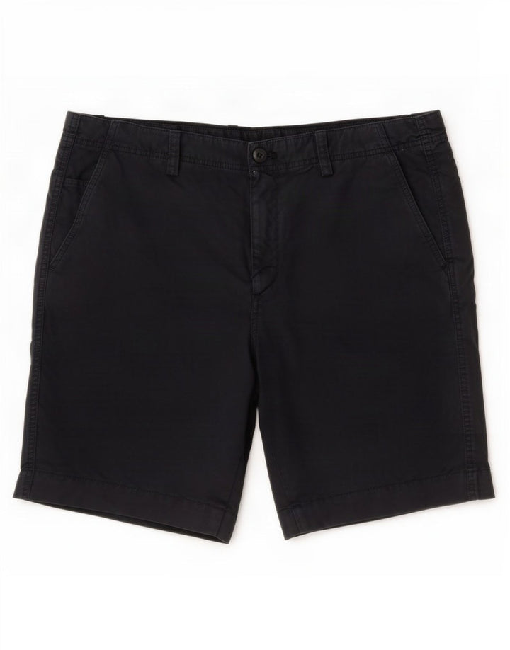 Massimo Dutti Herren Chinoshorts EU 44 Large W34 Marineblaue Baumwolle