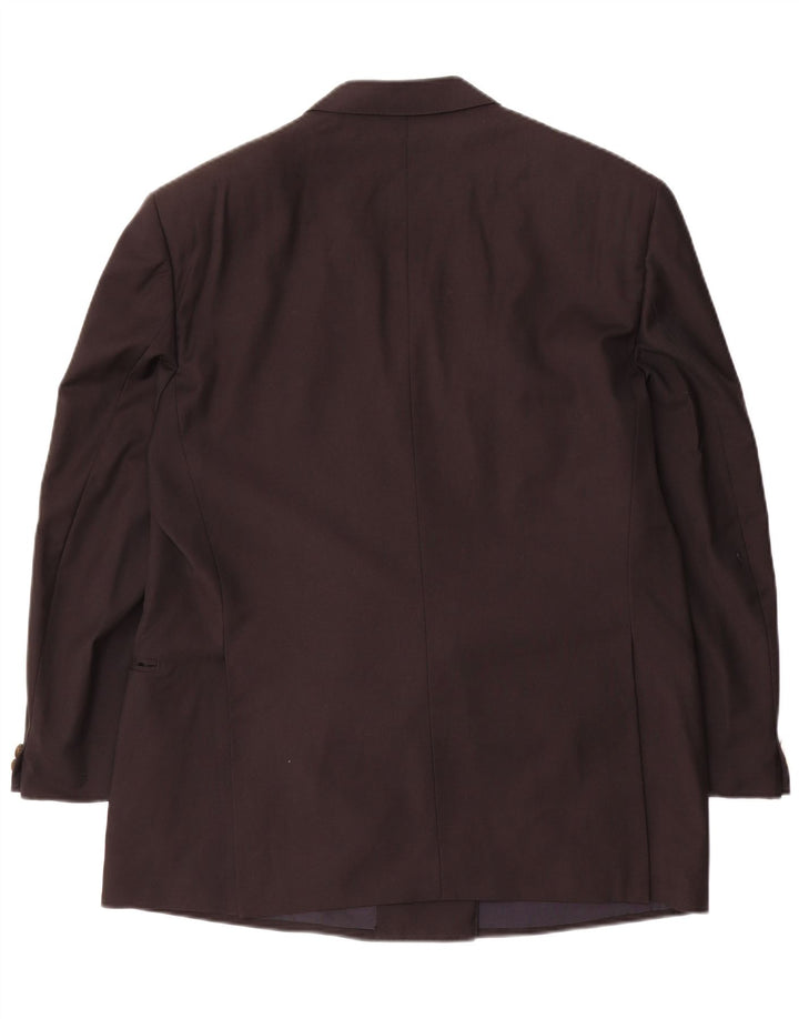 Redaelli Herren-Blazer, zweireihig, IT 54, 2XL, schwarze Wolle